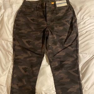High rise skinny dark grey camo Arizona